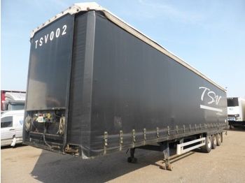 Curtainsider semi-trailer Pacton Edscha, Voll Chassis, ABS, BPW,: picture 1