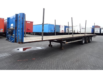 Dropside/ Flatbed semi-trailer Pacton MEGA, timberstakes, BPW: picture 1
