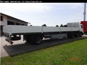 Dropside/ Flatbed semi-trailer SA 16000  incl.Sattelzugmaschine: picture 1