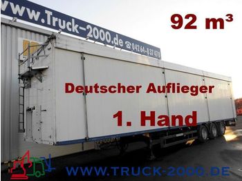 Walking floor semi-trailer SCHMITZ SW 24 3Achs Schubboden 92m³*1. Hand*SAF Achsen: picture 1