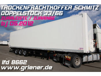 Closed box semi-trailer Schmitz Cargobull SKO 24/ DOPPELSTOCK / ZURRINGE / ZURRLEISTE !!!!: picture 1