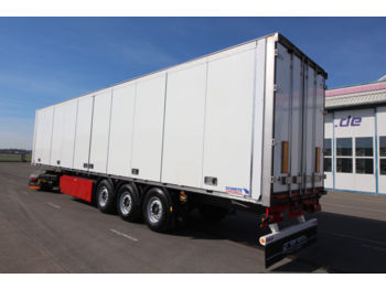 Closed box semi-trailer Schmitz Cargobull SKO 24/ FALTWAND SEITEN TÜRE /LINKS  !TOPZUSTAND: picture 1