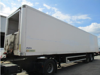 Closed box semi-trailer Stas lamberet isolated box / double tires: picture 1