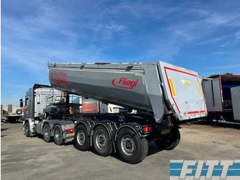Fliegl 3ass geisoleerde 24m3 asfalt kipper oplegger - Tipper semi-trailer