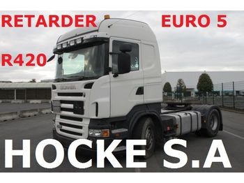 Tractor unit Scania R420 RETARDER EURO 5 ADR WITH CLUTH PEDAL: picture 1