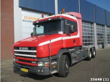 Tractor unit Scania T 144.460 V8 6x4 Euro 2 Retarder Steel Manual: picture 1