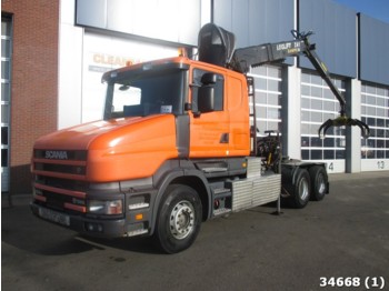 Tractor unit Scania T 580 6x4 Retarder Manual Steel: picture 1