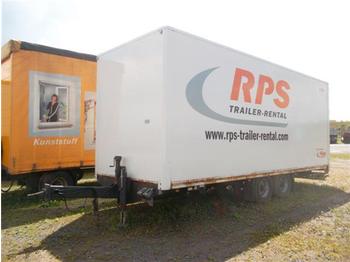 Closed box trailer Fliegl TPS 100 Koffer 7,3 m: picture 1