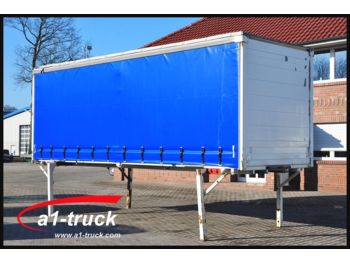 Container transporter/ Swap body trailer Krone 10 x WP 7.45 neue Schiebeplane RAL 5002, Edscha: picture 1