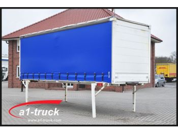 Container transporter/ Swap body trailer Krone WP 7.45 BDF Gardine / Schiebeplane, Edscha: picture 1