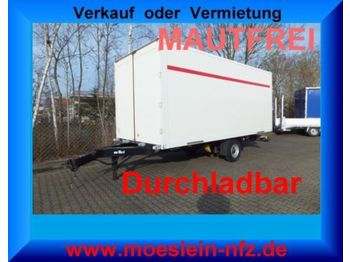 Closed box trailer Mautfrei 1 Achs Kofferanhänger 4,5 t Durchladbar: picture 1