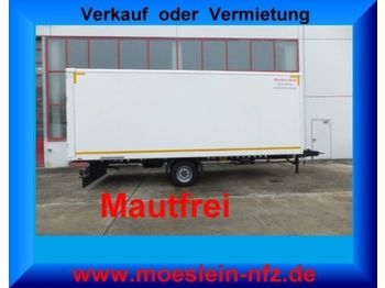Closed box trailer Möslein Mautfrei 1 Achs Kofferanhänger 4,5 t   wenig Ben: picture 1