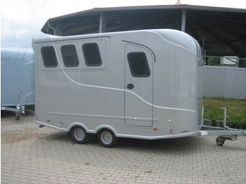 Livestock trailer REMORQUE STEINSBERGER 3 chevaux & home car: picture 1