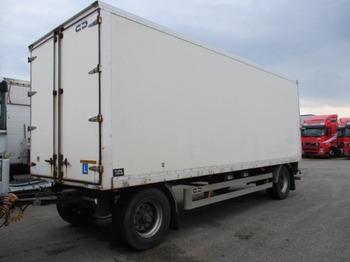 Closed box trailer Van Hool Koffer Anhänger mit LBW und  Durchladesystem: picture 1