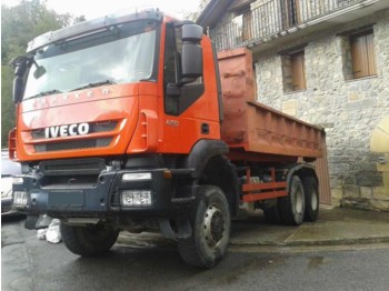 Dropside/ Flatbed truck CAMION GANCHO MULTILIFT IVECO 450 6X6 2008: picture 1