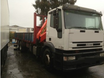 Dropside/ Flatbed truck CAMION GRUA IVECO 230 6X2 PALFINGER 14080 2001: picture 1