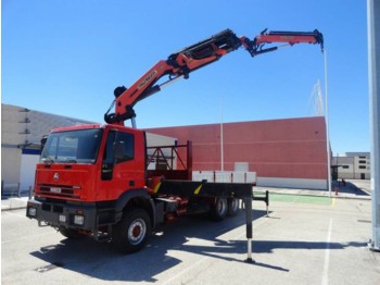 Dropside/ Flatbed truck CAMION GRUA IVECO 260 6X4 2000 PK 36000 2003: picture 1