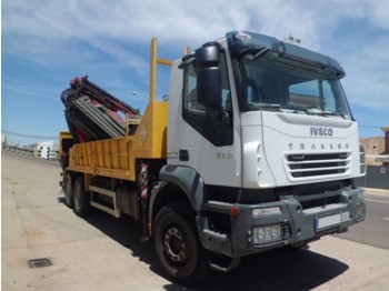Dropside/ Flatbed truck CAMION GRUA IVECO 330 6X4 2006 FASSI 800+JIB 2006: picture 1