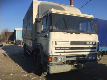 Curtainsider truck DAF 1900 4x2 tent box+lift: picture 1
