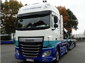 Autotransporter truck DAF 3 UNITS XF 510 EURO 6 + EUROLOHR - 10 CARS: picture 1