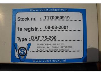 Container transporter/ Swap body truck DAF 75-290 Manual Retarder Euro 2 2001: picture 1