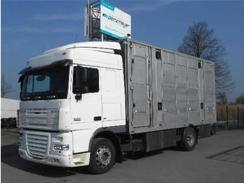 Livestock truck DAF AE105 XF 410 Vieh Doppelstock: picture 1