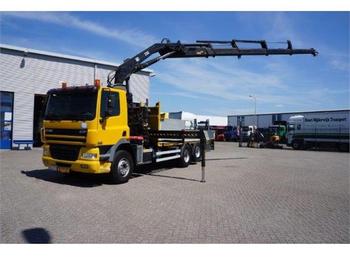 Dropside/ Flatbed truck DAF CF85-340 Hiab 30t/Mtr.: picture 1
