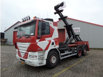 Skip loader truck DAF CF85-360 Euro 5 Ketting + portaal: picture 1