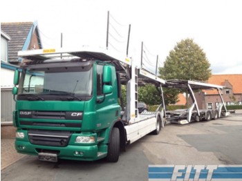 Autotransporter truck DAF FACF75/360 EURO5 9 LADER: picture 1