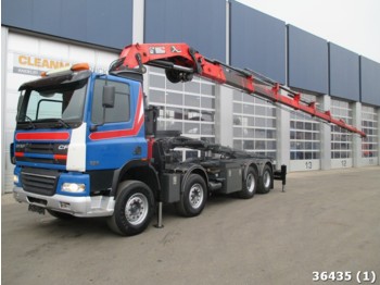 Truck DAF FAD 85 CF 480 8x4 Hiab 42 ton/meter Kran: picture 1