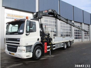 Truck DAF FAN 85 CF 360 Euro 5 Hiab 37 ton/meter Kran: picture 1