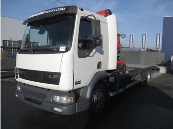 Autotransporter truck DAF LF45.180 BL 4x2 + HMF 1063 K3: picture 1