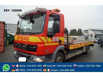 Autotransporter truck DAF LF45.220 4X2 MANUAL FULL STEEL EURO 4: picture 1