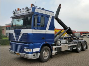 Container transporter/ Swap body truck DAF XF95-430 6x2 Dubbellucht / Lift-as Leebur 25ton 640 lbs: picture 1