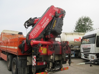 Dropside/ Flatbed truck FASSI F420XP + JIP - BJ 2008: picture 1