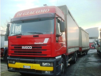 Curtainsider truck IVECO EUROSTAR 240E47: picture 1