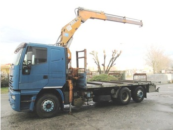 Dropside/ Flatbed truck IVECO EUROSTAR 240E47: picture 1