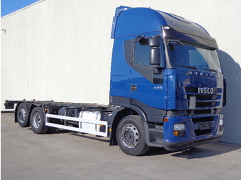 Container transporter/ Swap body truck IVECO STRALIS AS 260S42 Y/FS CM: picture 1
