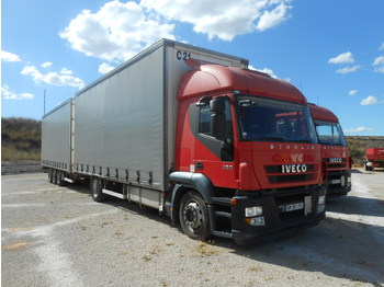 Curtainsider truck IVECO STRALIS AT190S42: picture 1