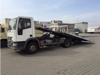Autotransporter truck Iveco 120 E 18 Abschlepper / Schiebeplateau: picture 1