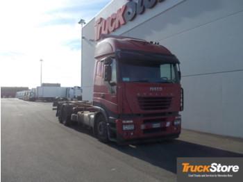 Container transporter/ Swap body truck Iveco AS 260/ 420: picture 1