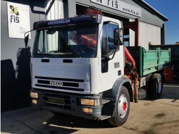 Tipper Iveco EUROCARGO 150E18K + crane FASSI F110.A22: picture 1