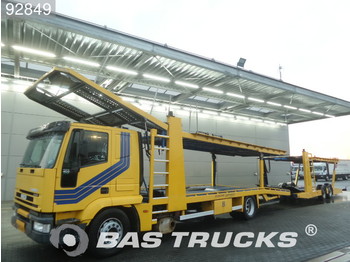 Autotransporter truck Iveco EuroTech 190E Manual Euro 3 Tijhof-Aufbau: picture 1