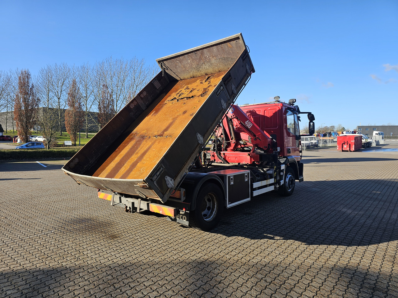 Tipper, Crane truck Iveco Euro Cargo 120E25: picture 8
