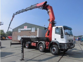 Dropside/ Flatbed truck Iveco MP410E44H 8X4 MET PK 66000: picture 1