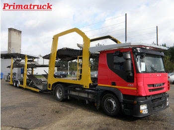 Autotransporter truck Iveco  Stralis AT440S45, E-5 + Aufbau Eurolohr 1.23: picture 1