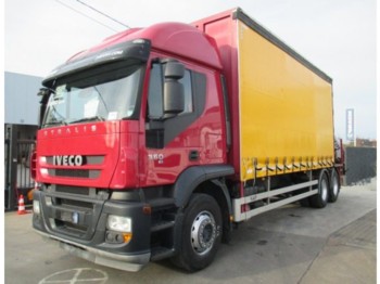 Curtainsider truck Iveco Stralis AT 360 + € 5 + PESCI 175 + 53024 km: picture 1