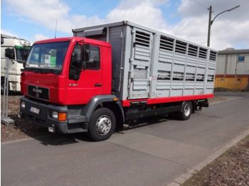 Livestock truck MAN 14.224  mit Menke 2 Stock Vollalu: picture 1