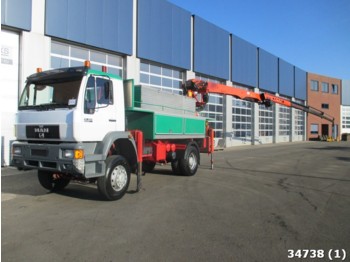 Box truck MAN 18.264 4x4 met Palfinger 22 ton/meter montage la: picture 1