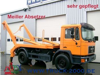 Container transporter/ Swap body truck MAN 18.264 Meiller AK 11 Sehr gepflegt aus 1. Hand: picture 1
